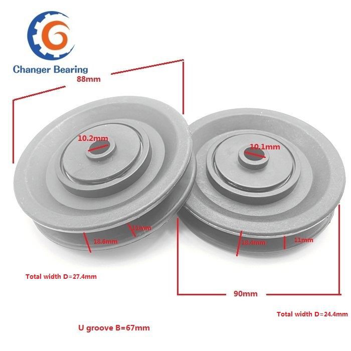 OD 90MM pulley (2)