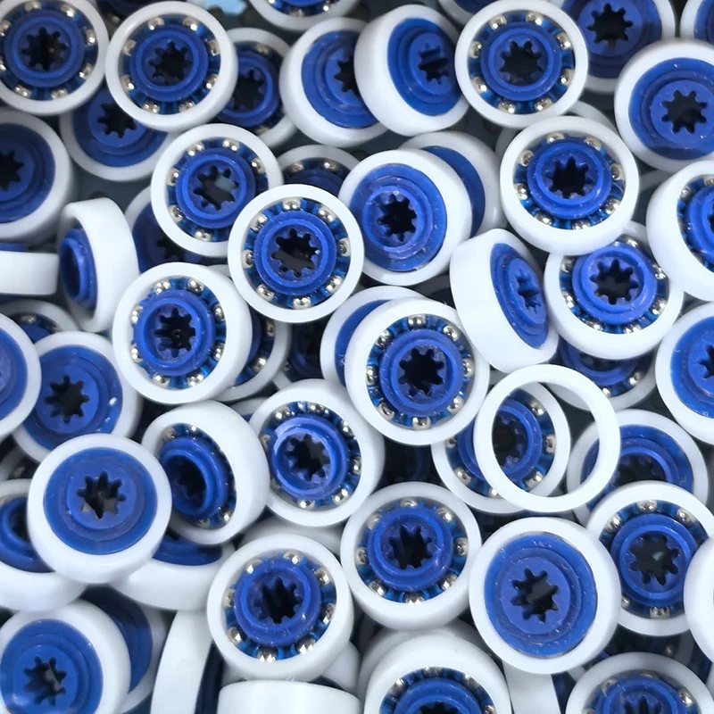 8x23x10mm Star-Shaped Inner Bore POM Plastic Bearing for Pool Cleaner 8x23x10mm Star-Shaped Inner Bore POM Plastic Bearing for Pool Cleaner